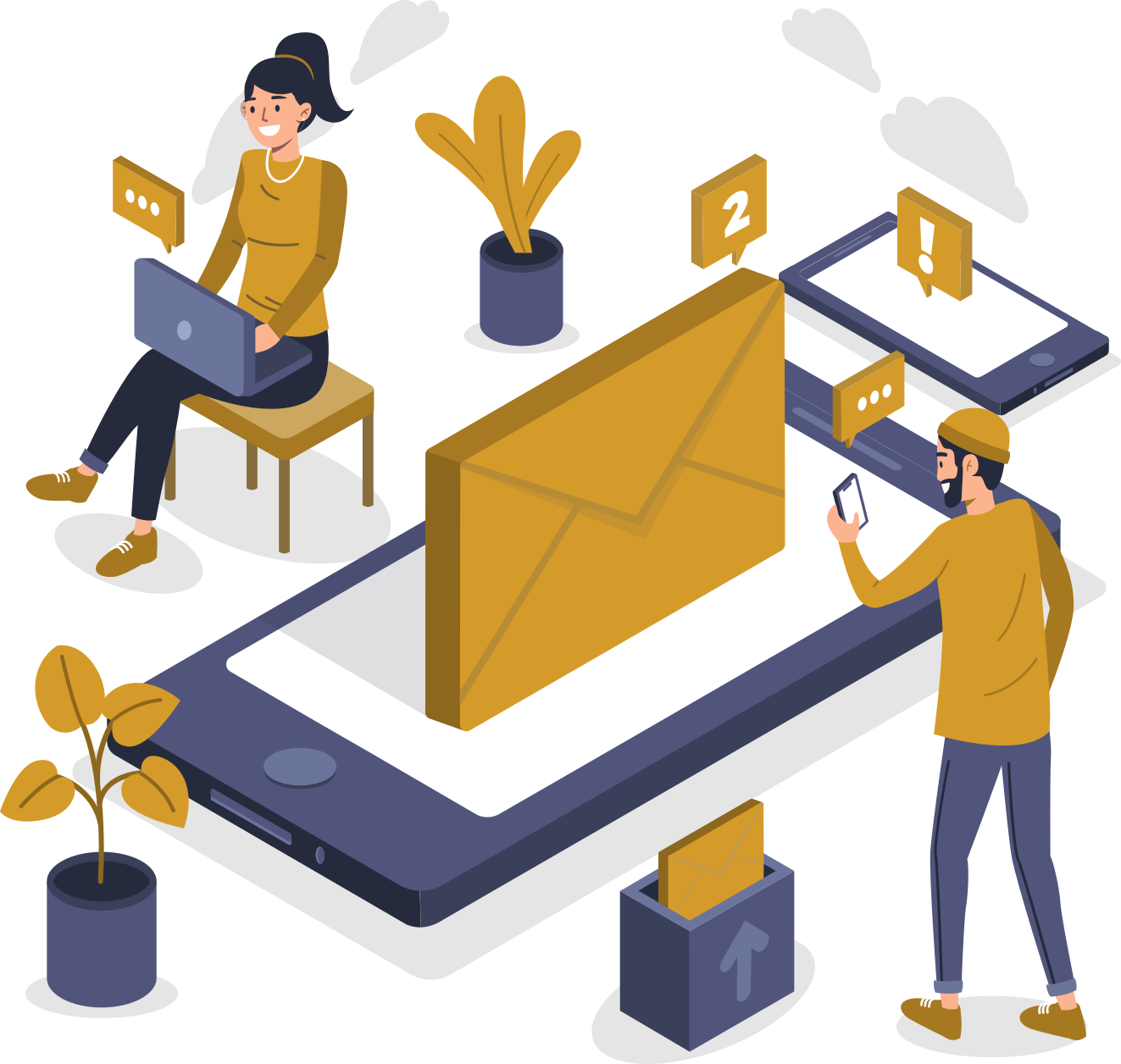 Illustration Contact Zalya